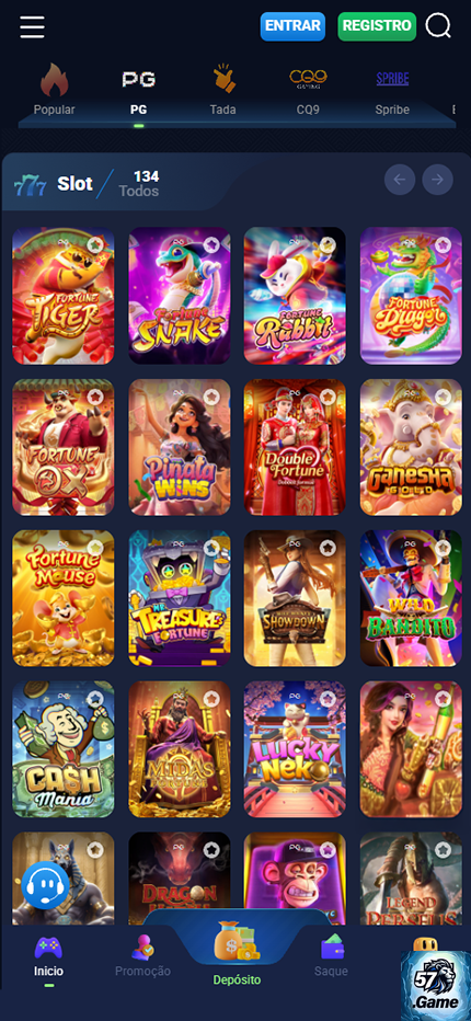 Prêmios Jogos 57game.com